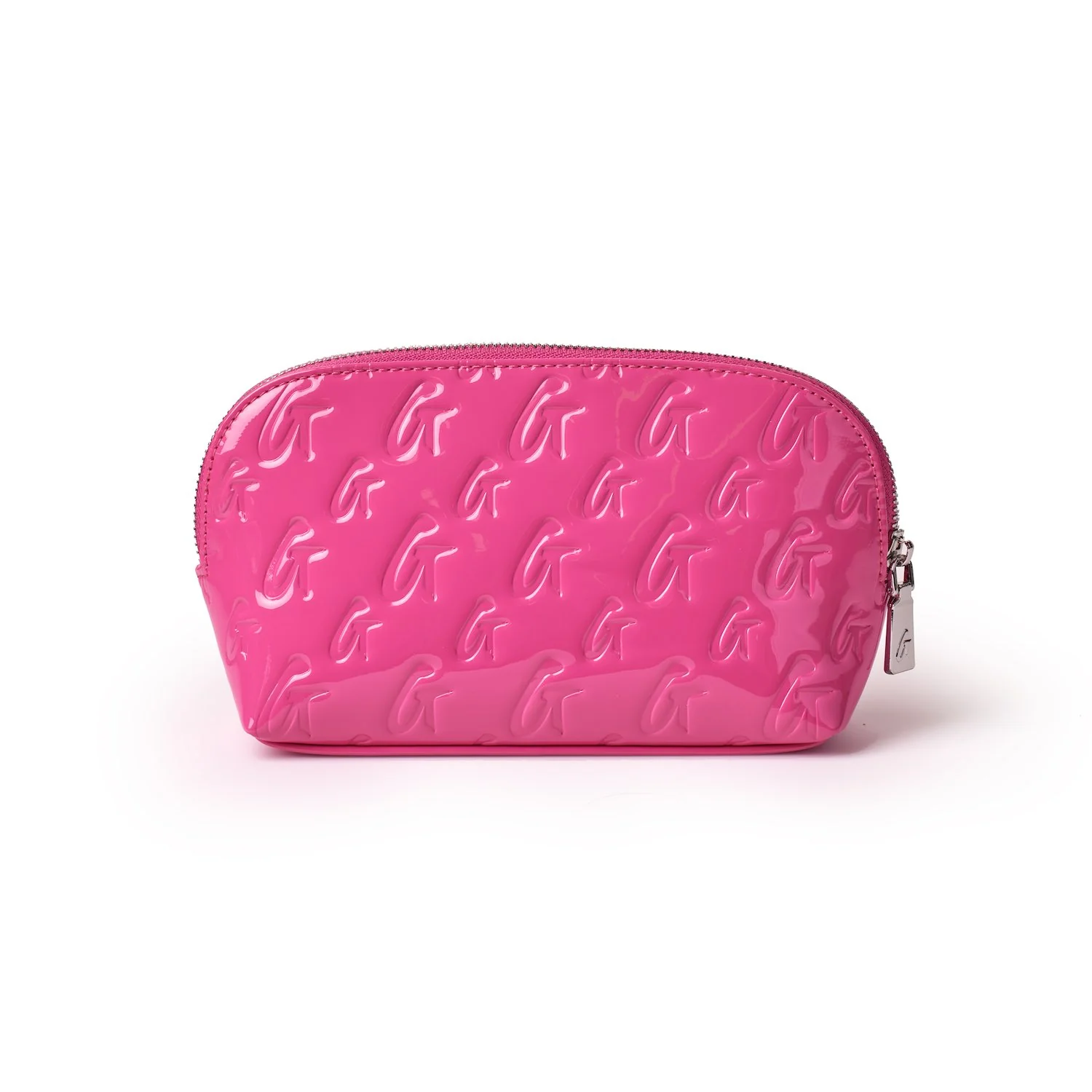 MONOGRAM COSMETIC POUCH - MIRROR HOT PINK - Image 3