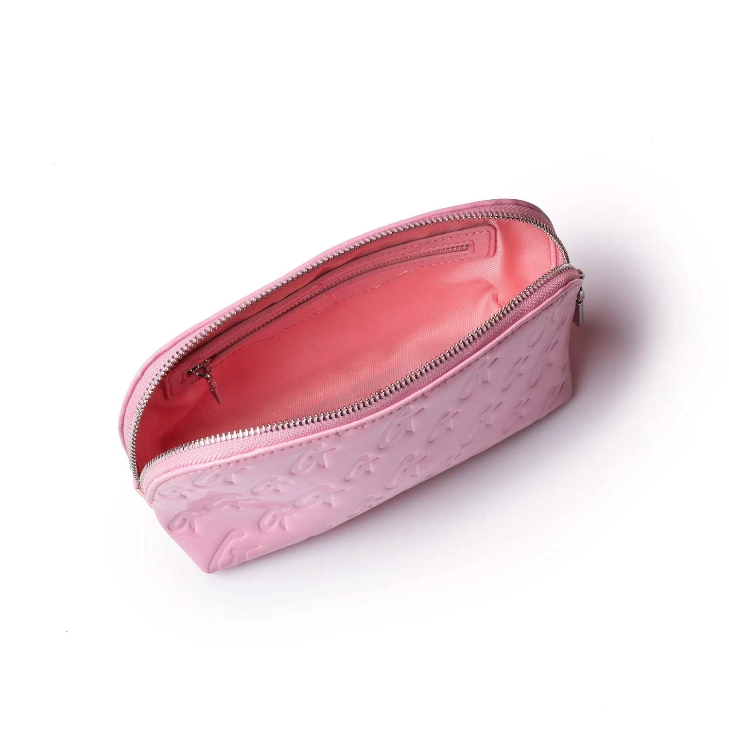 MONOGRAM COSMETIC POUCH - MIRROR PINK - Image 3