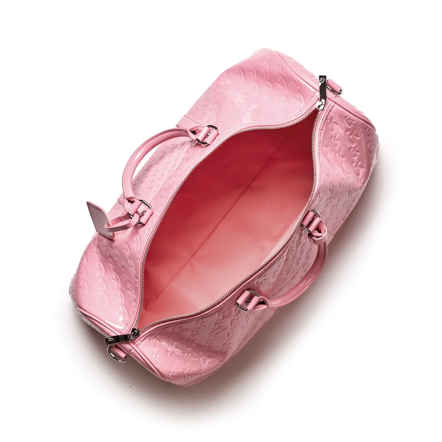 MONOGRAM DUFFLE BAG - MIRROR PINK - Image 3